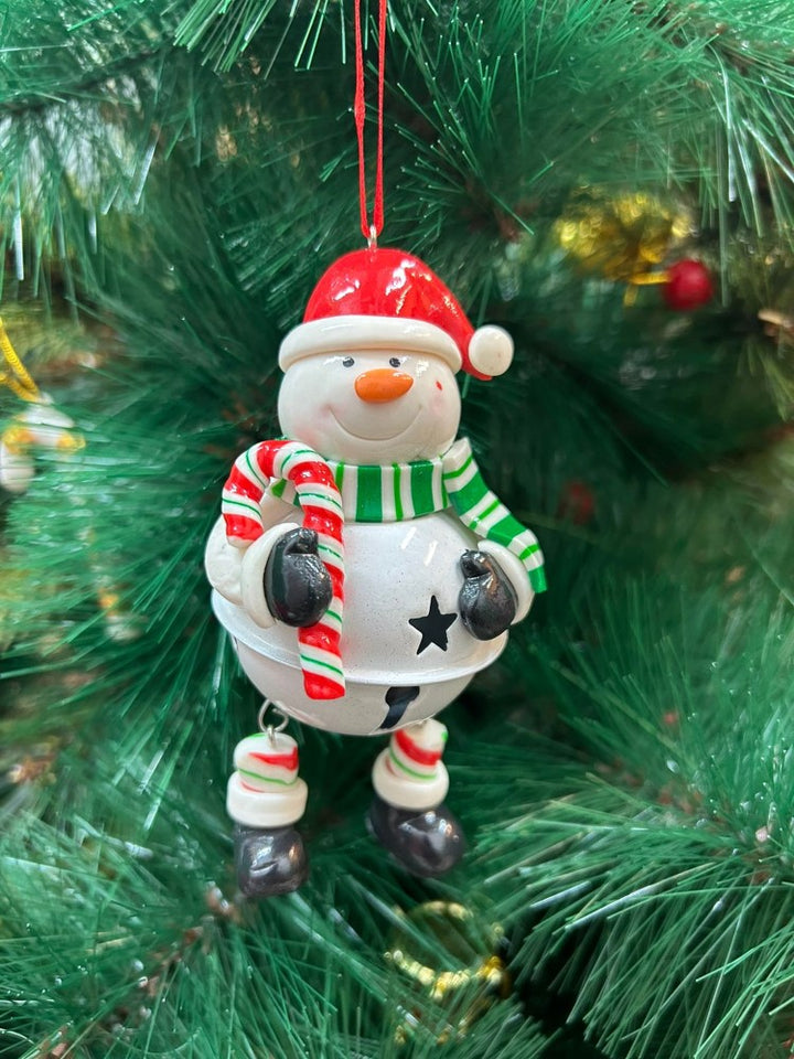 Babble Wrap Bell Ornament- Snowman