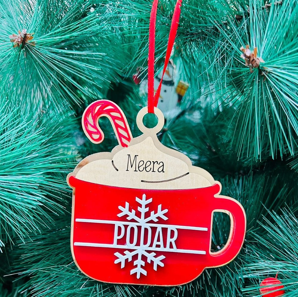 Babble Wrap Hot Cocoa Cup Ornament