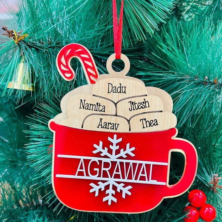 Babble Wrap Hot Cocoa Cup Ornament