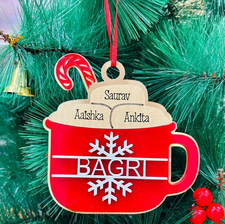 Babble Wrap Hot Cocoa Cup Ornament