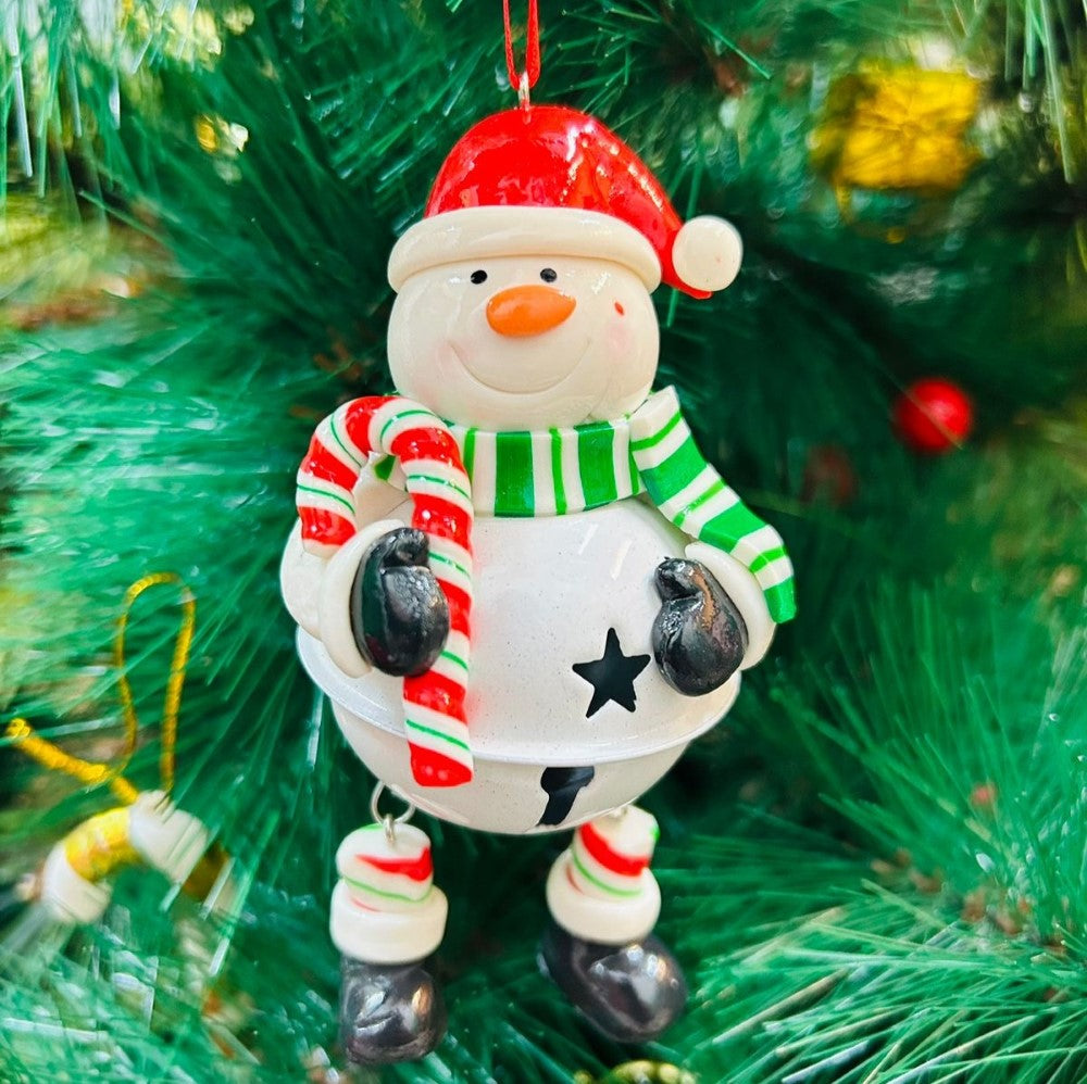 Babble Wrap Bell Ornament- Snowman