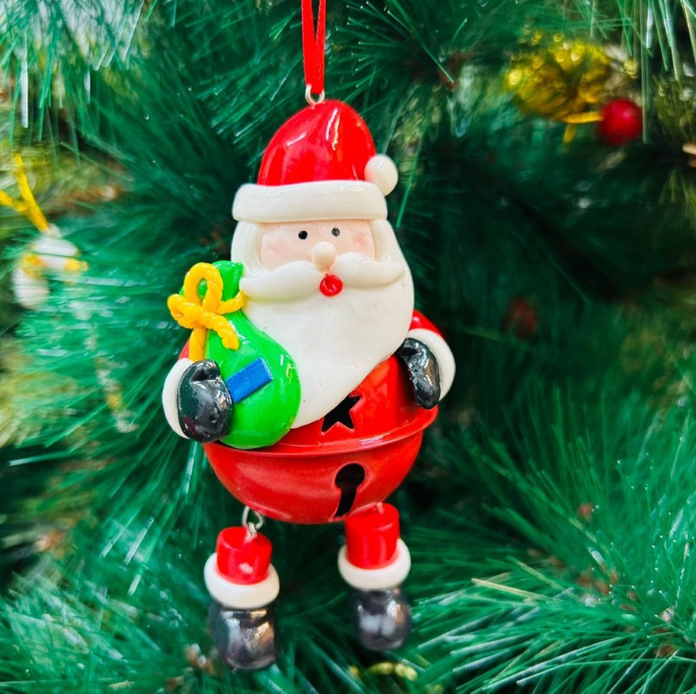 Babble Wrap Bell Ornament- Santa