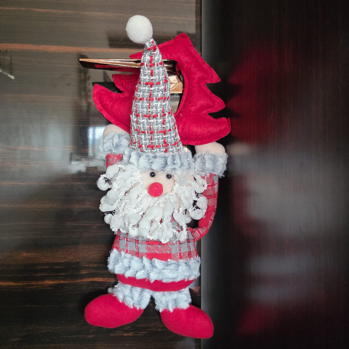 Twinkle Tree Santa Door Hanging