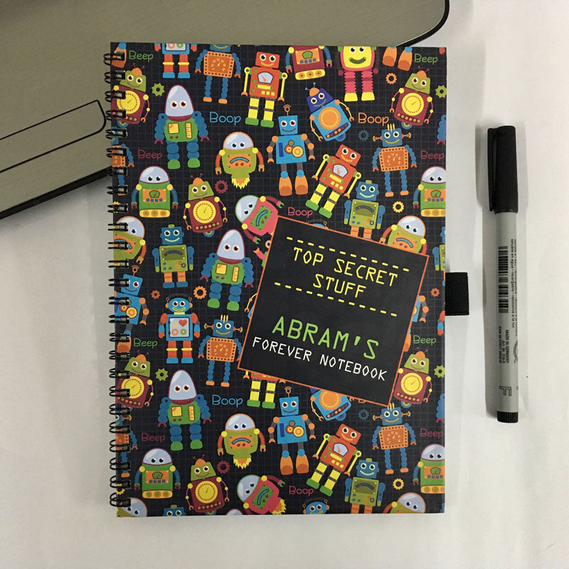 Robot Forever (Rewritable) Notebook – Babble Wrap