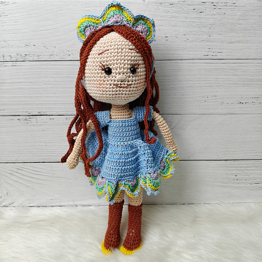 Crochet Doll - Peacock Princess