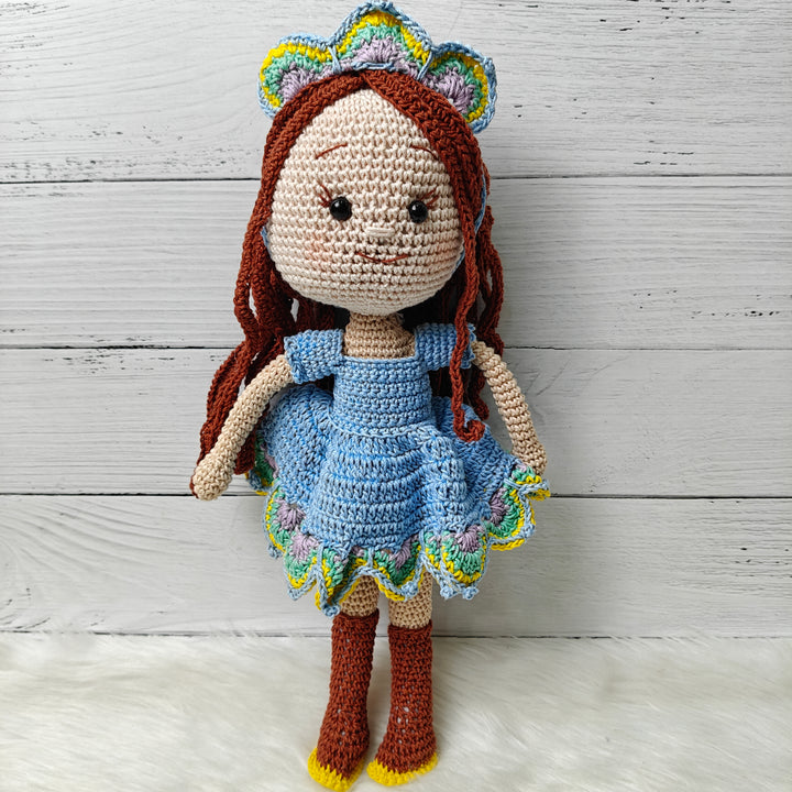 Crochet Doll - Peacock Princess