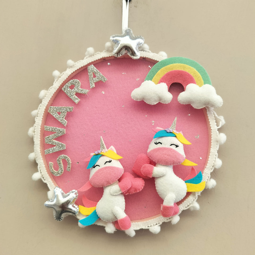 Unicorn Dreams Name Plate