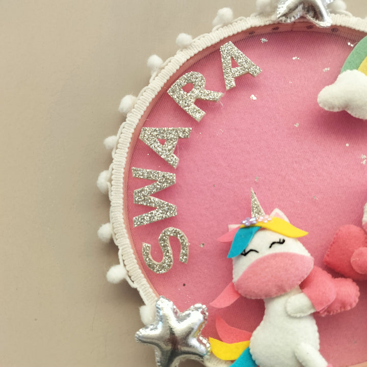 Unicorn Dreams Name Plate
