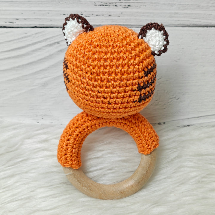 Crochet Rattle - Tiggeroo