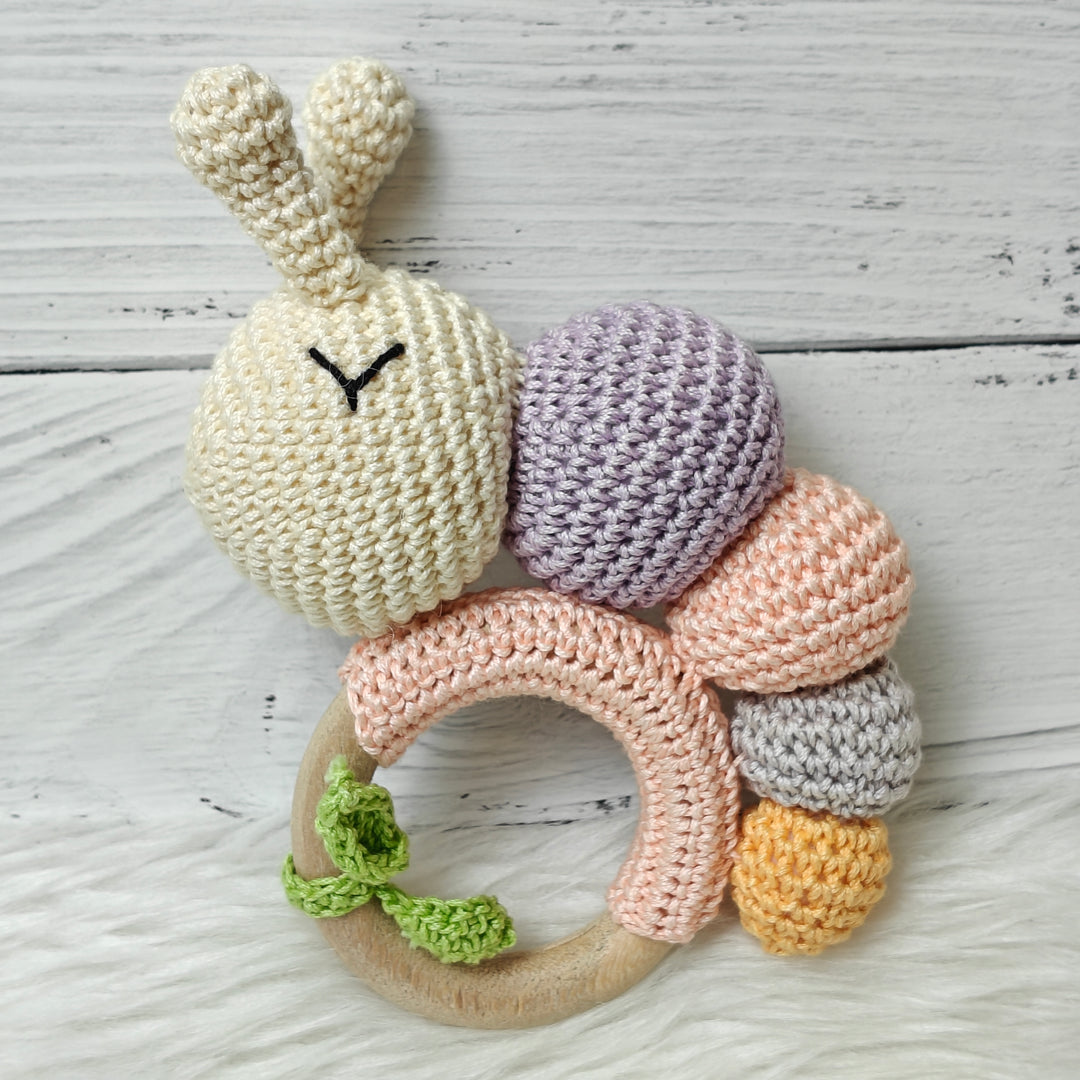 Crochet Rattle - CuddleCrawl – Blossom
