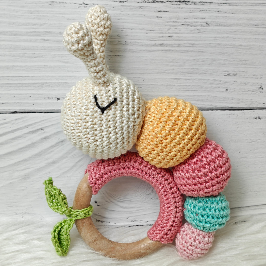 Crochet Rattle - CuddleCrawl – Sunshine