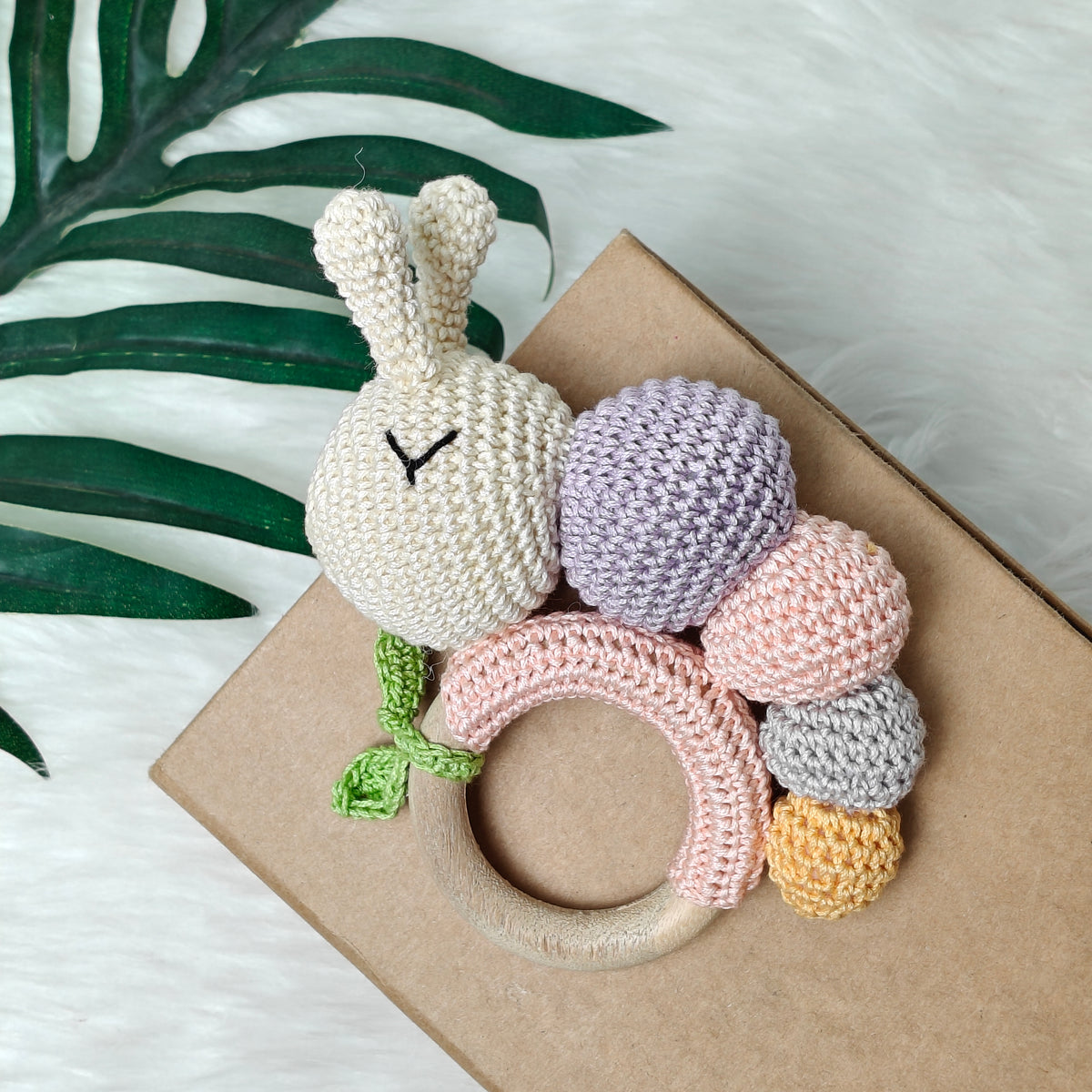 Crochet Rattle - CuddleCrawl – Blossom