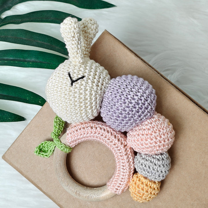 Crochet Rattle - CuddleCrawl – Blossom