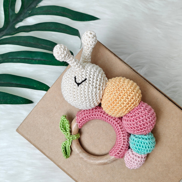 Crochet Rattle - CuddleCrawl – Sunshine