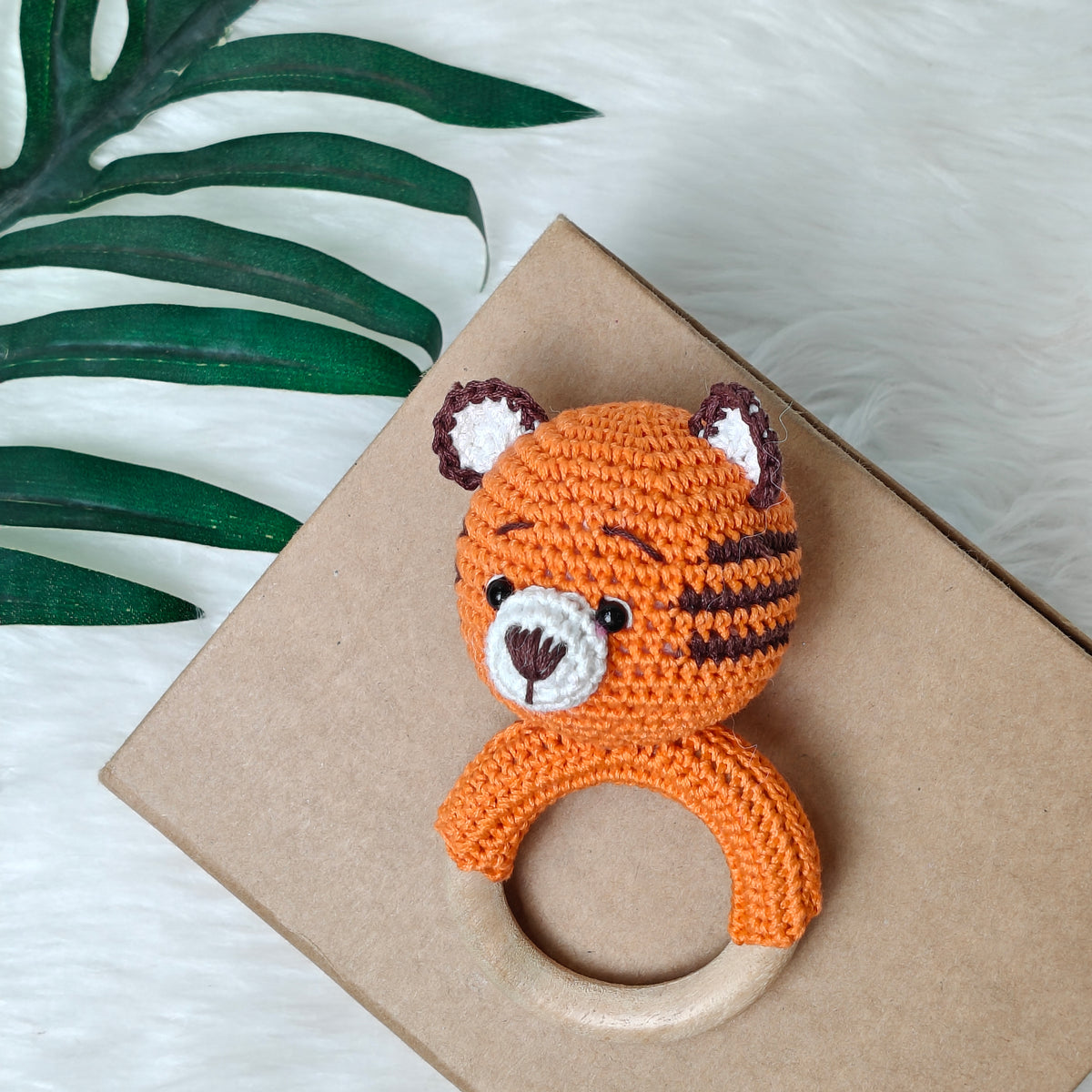 Crochet Rattle - Tiggeroo