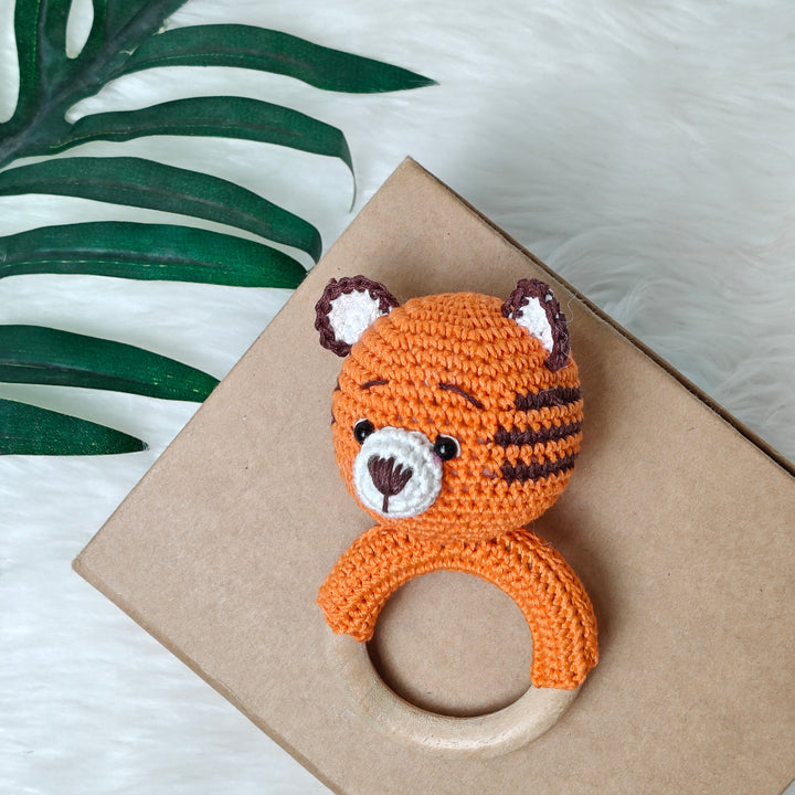 Crochet Rattle - Tiggeroo