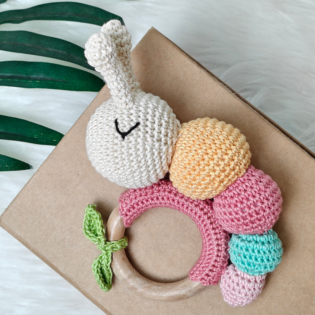 Crochet Rattle - CuddleCrawl – Sunshine