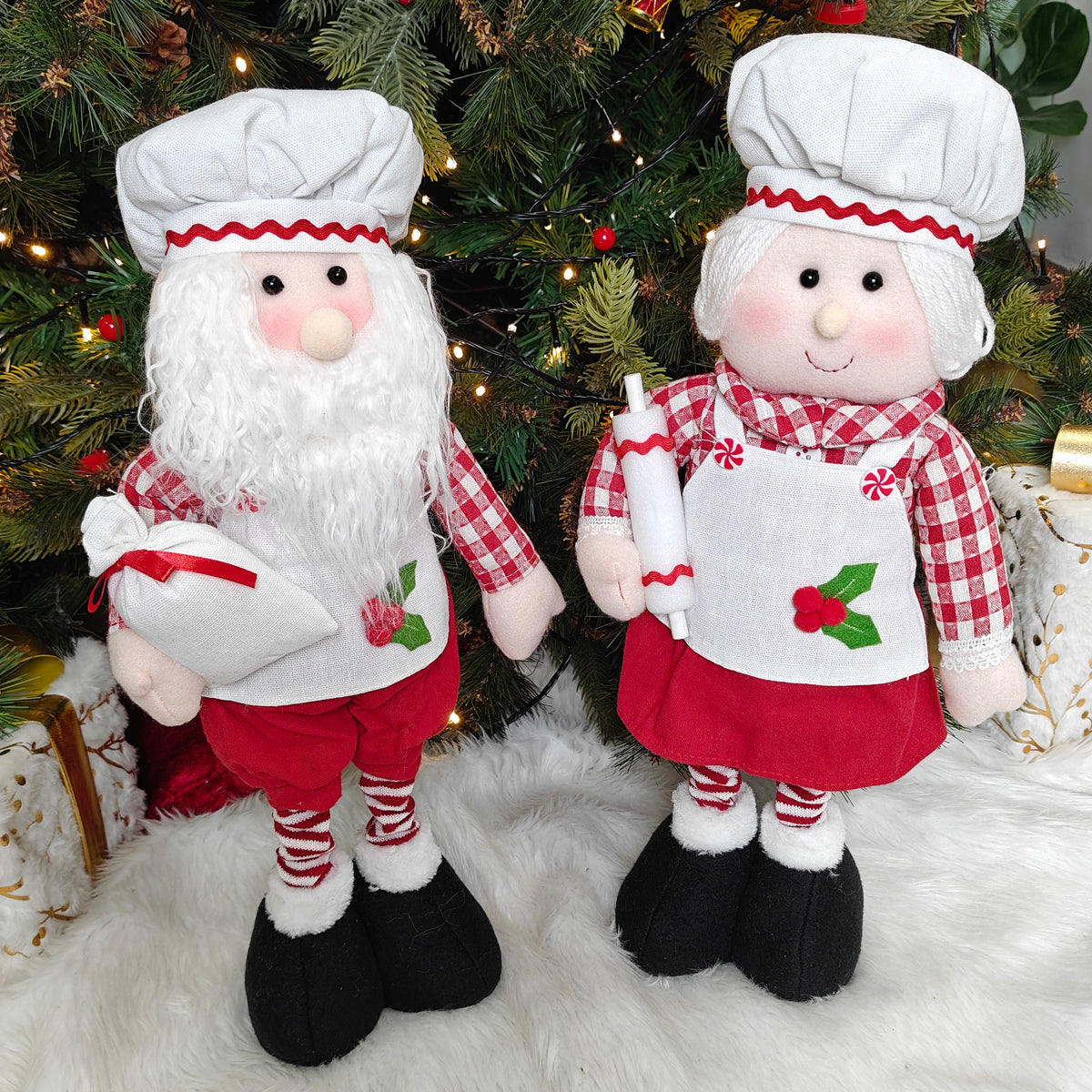 20.5" Santa The Baker – Extendable Legs
