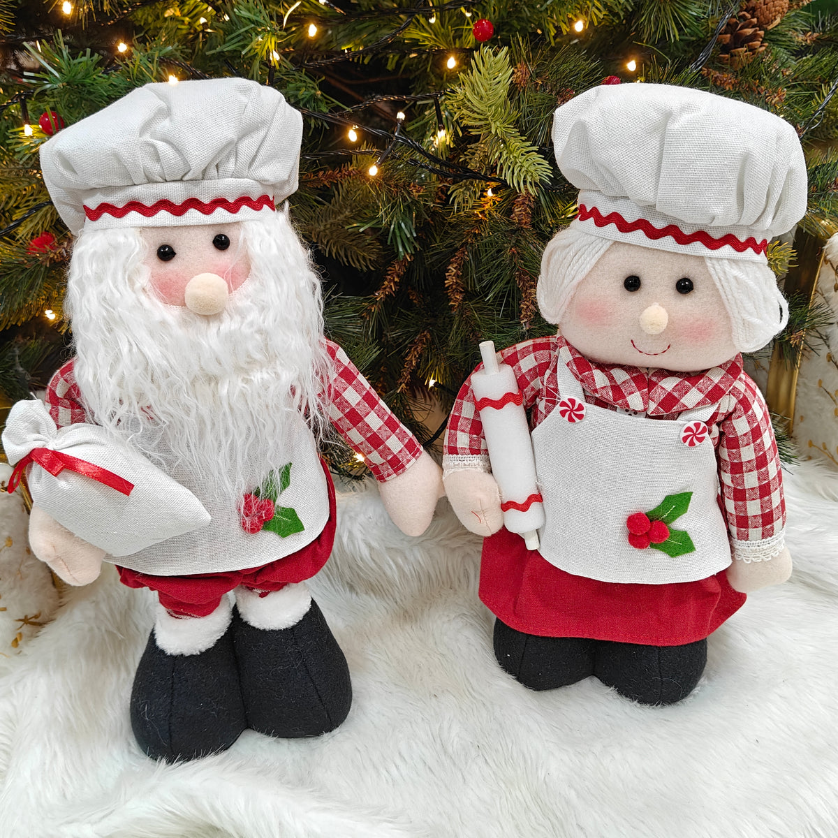 20.5" Santa The Baker – Extendable Legs