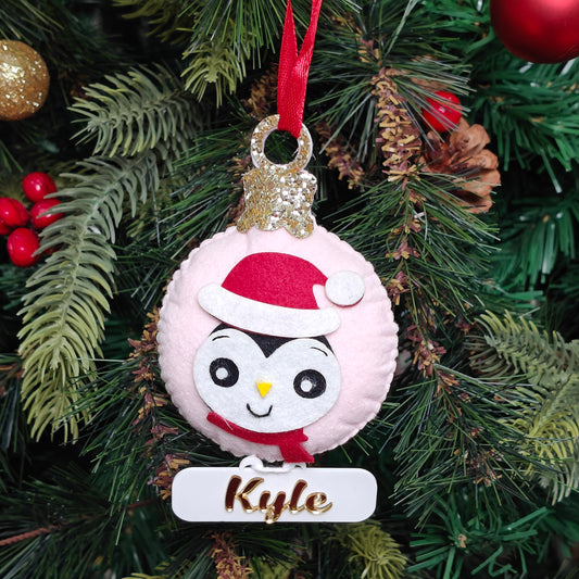 Frosty Penguin Felt Ornament