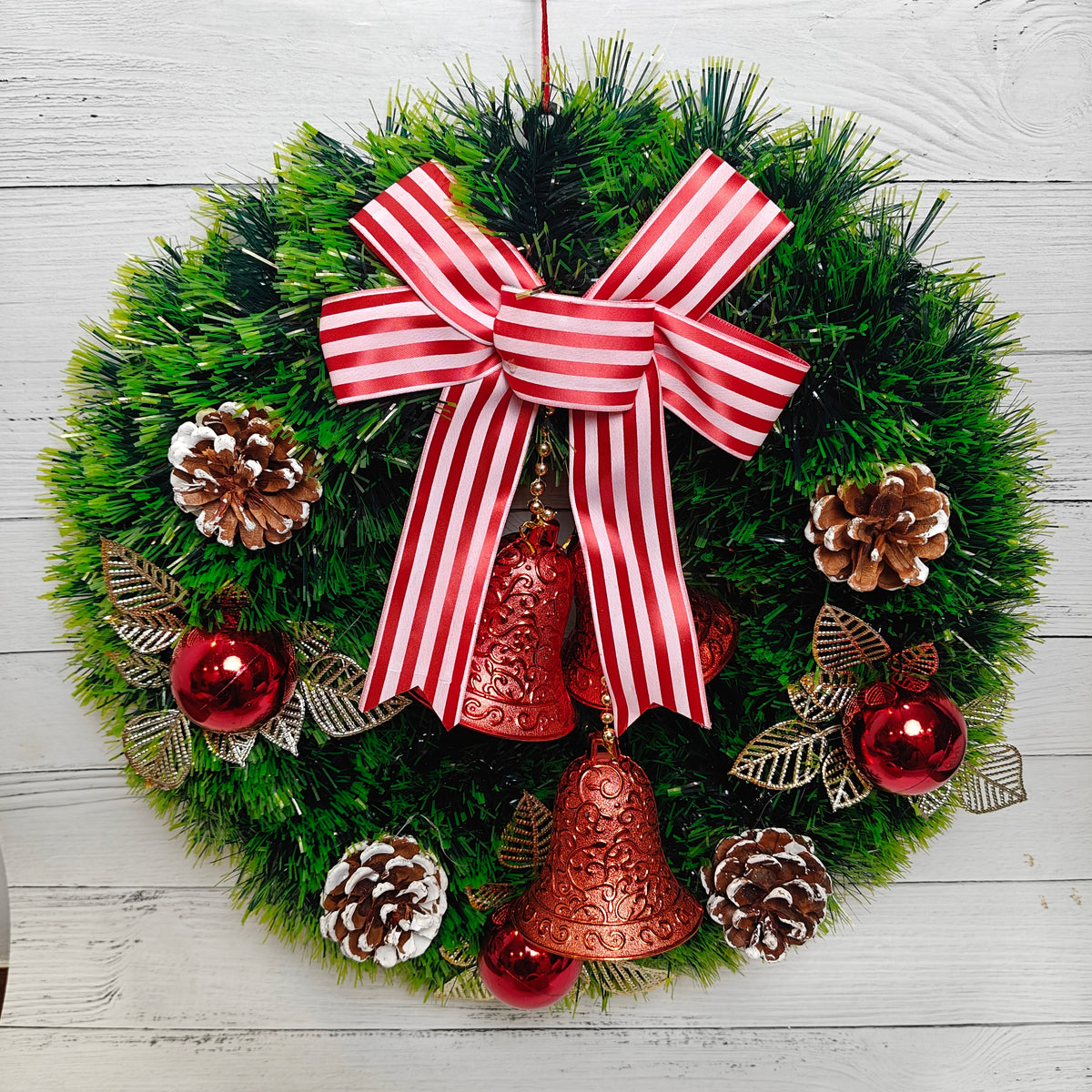 15" Candy Bell Wreath