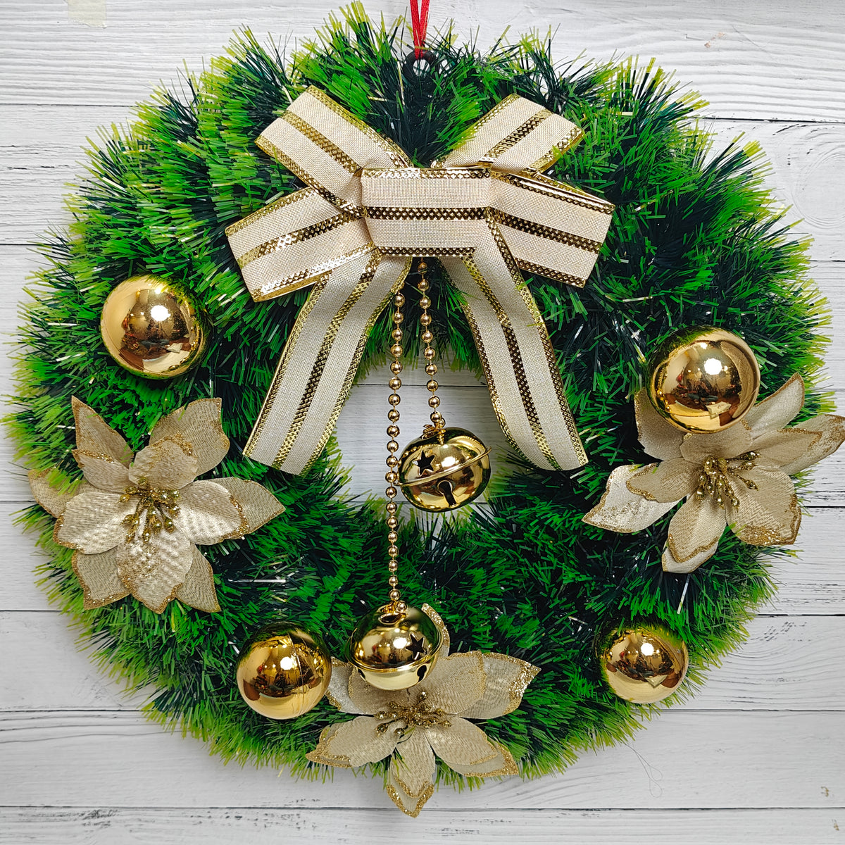 15" Golden Glow Wreath
