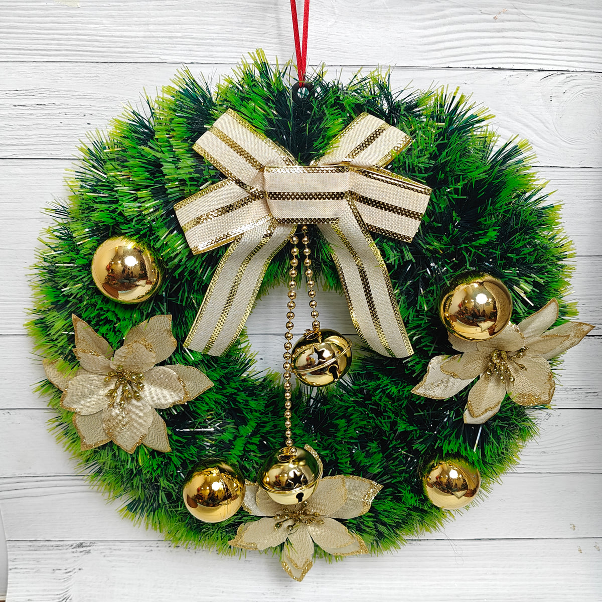 15" Golden Glow Wreath