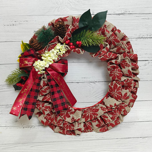 15" Holiday Heritage Wreath