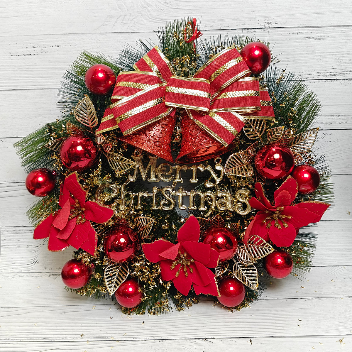 15" Holiday Radiance Wreath