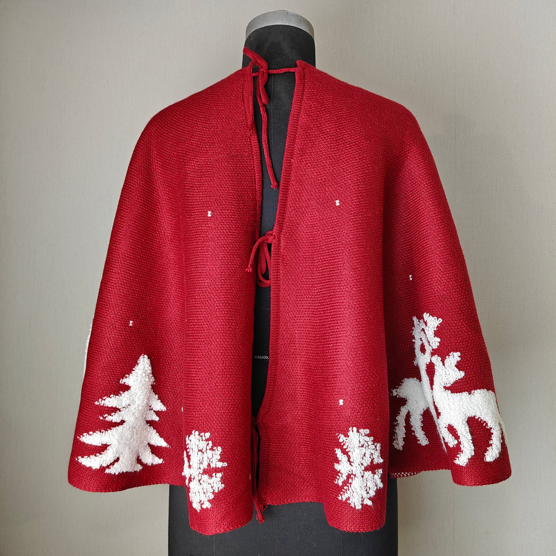 Babble Wrap 50" Tree Skirt-to-Cape - Snowflake Swirl