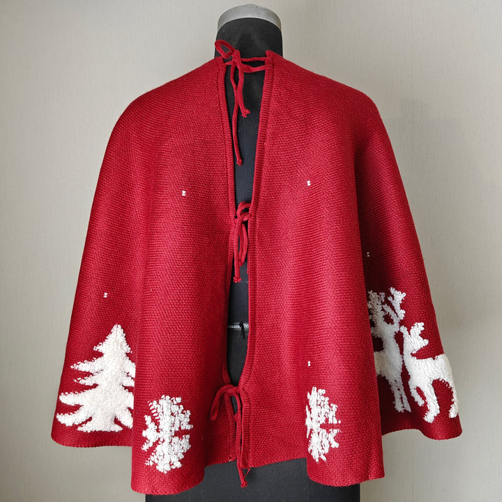 Babble Wrap 50" Tree Skirt-to-Cape - Snowflake Swirl