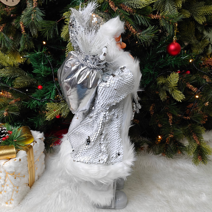 Silver Frost Santa