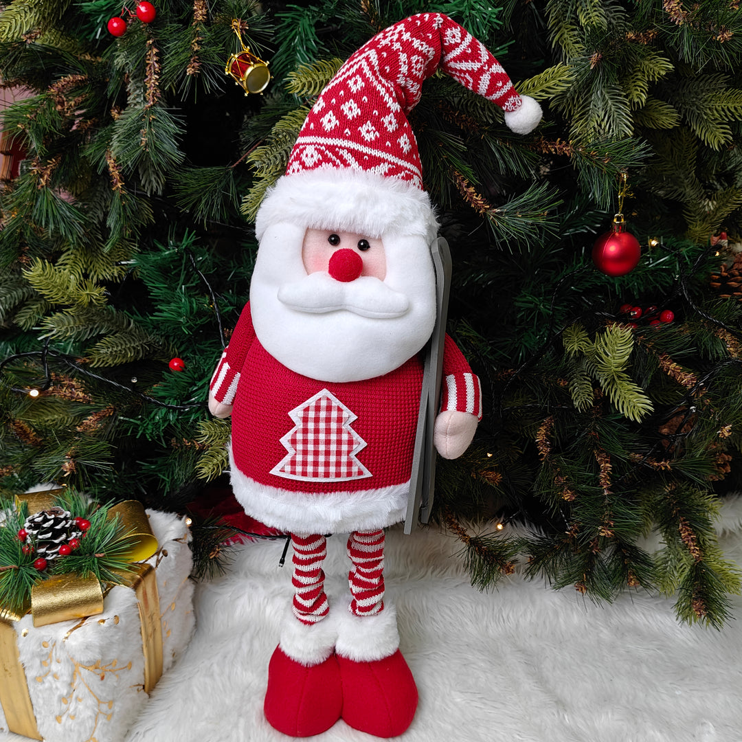 Nordic Holiday Skii Duo - Extendable Legs - Santa