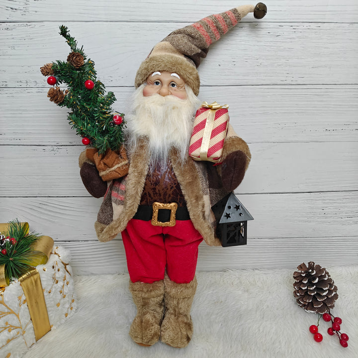25" Rustic Woodland Santa