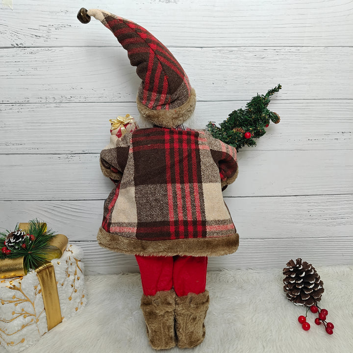 25" Rustic Woodland Santa