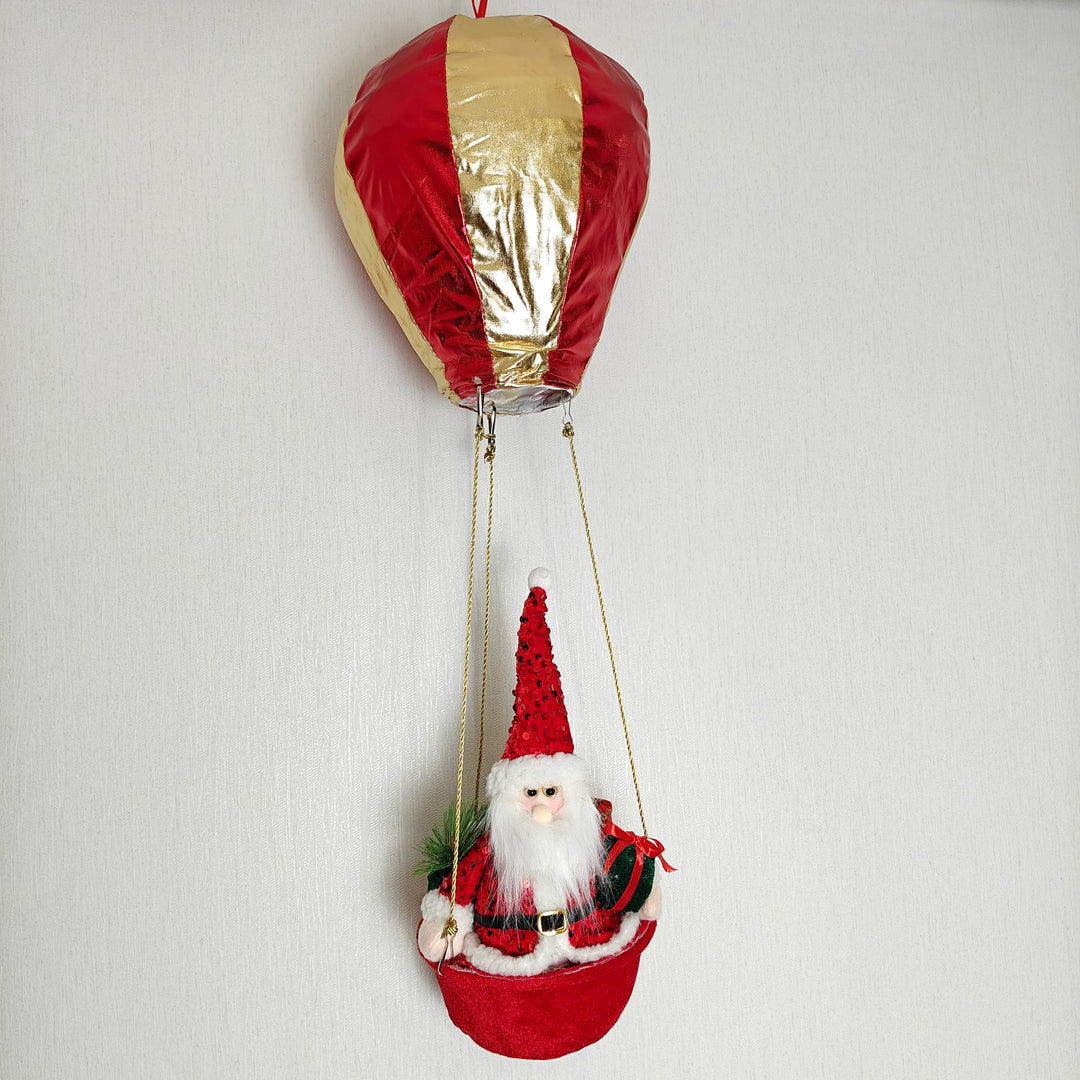 Santa in a Hot Air Balloon
