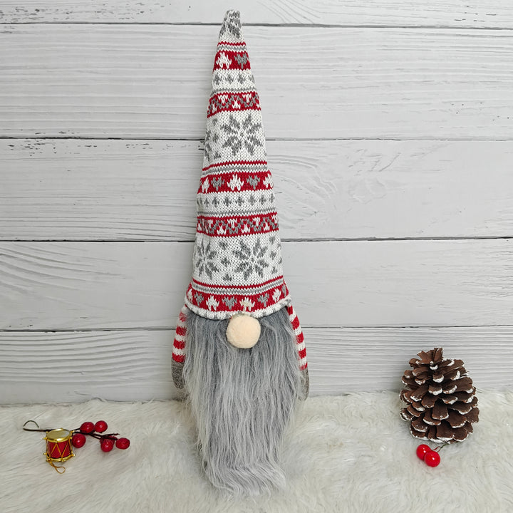 Nordic Knit Gnome Wine Bottle Covers - Set of 2