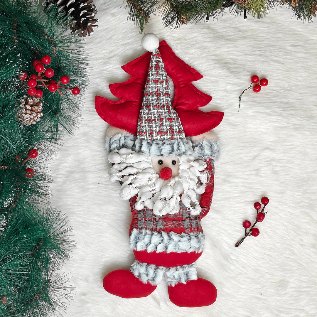 Twinkle Tree Santa Door Hanging