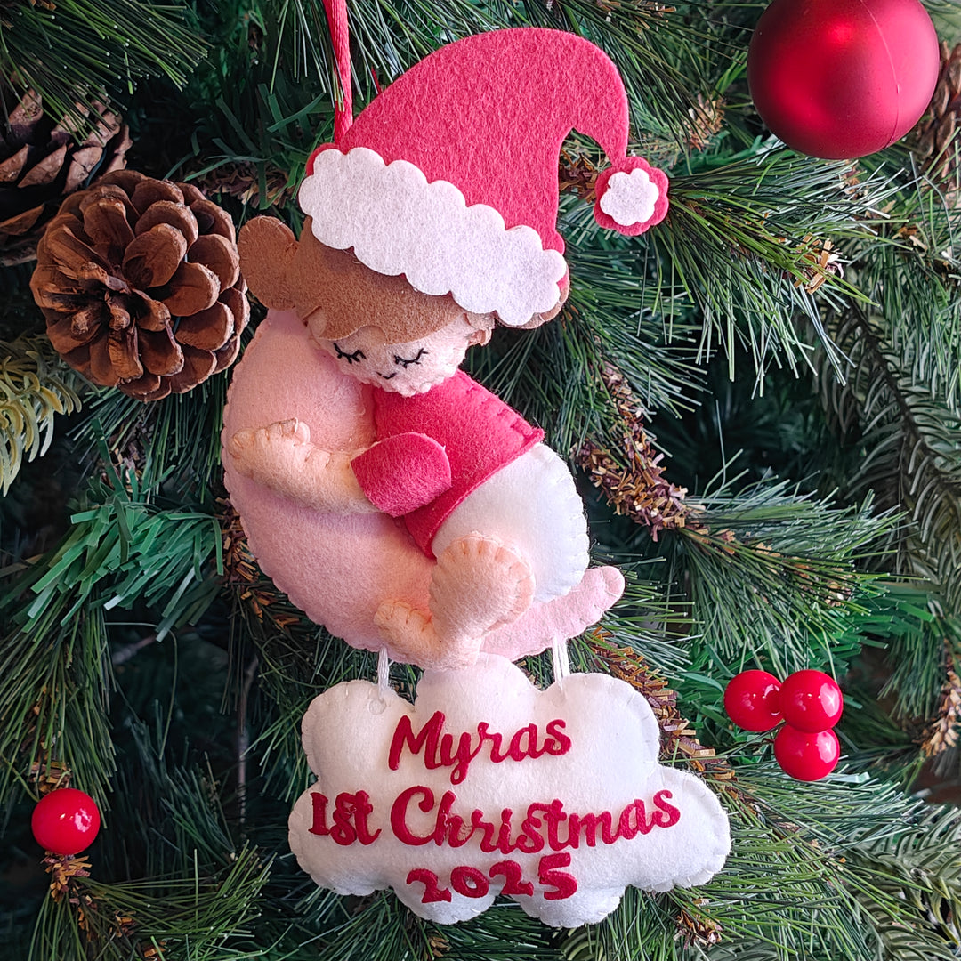 Twinkling Princess Felt Ornament