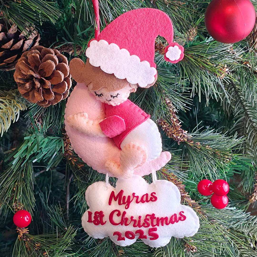 Twinkling Princess Felt Ornament