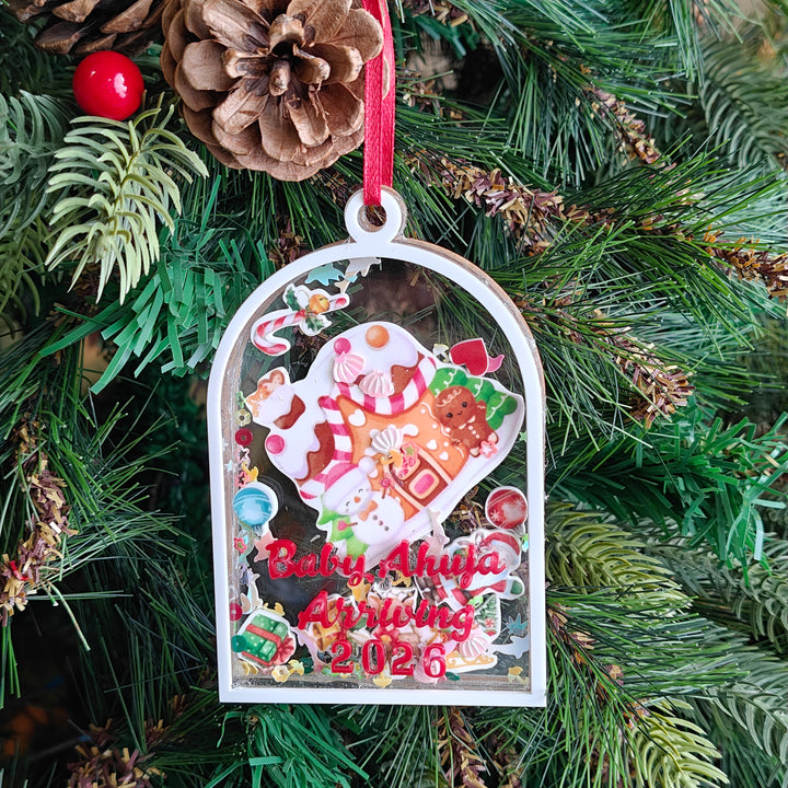 Tiny Blessing Gingerbread Shaker Ornament