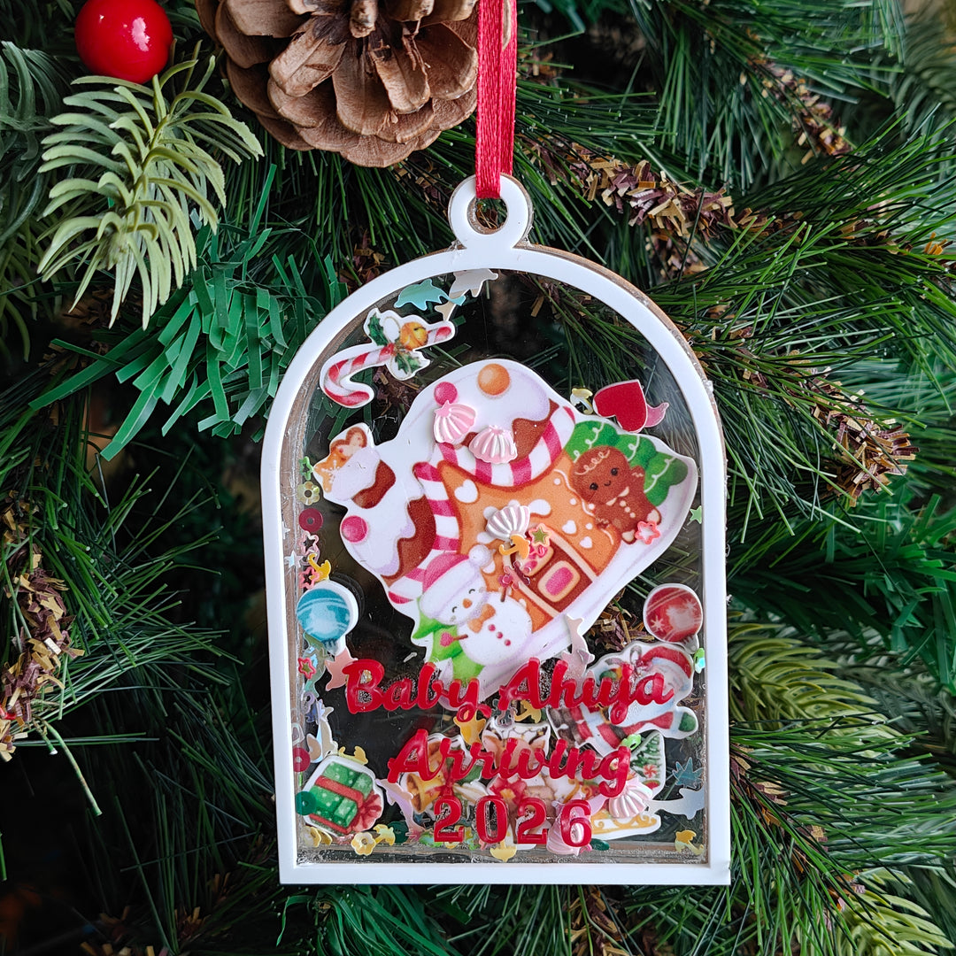 Tiny Blessing Gingerbread Shaker Ornament