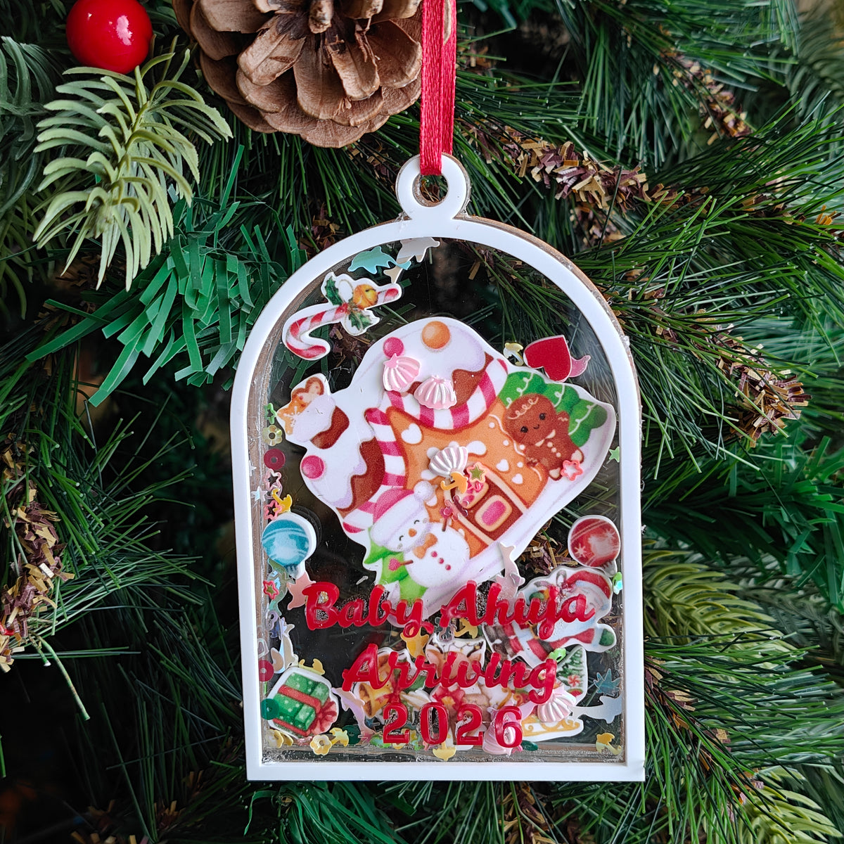 Tiny Blessing Gingerbread Shaker Ornament