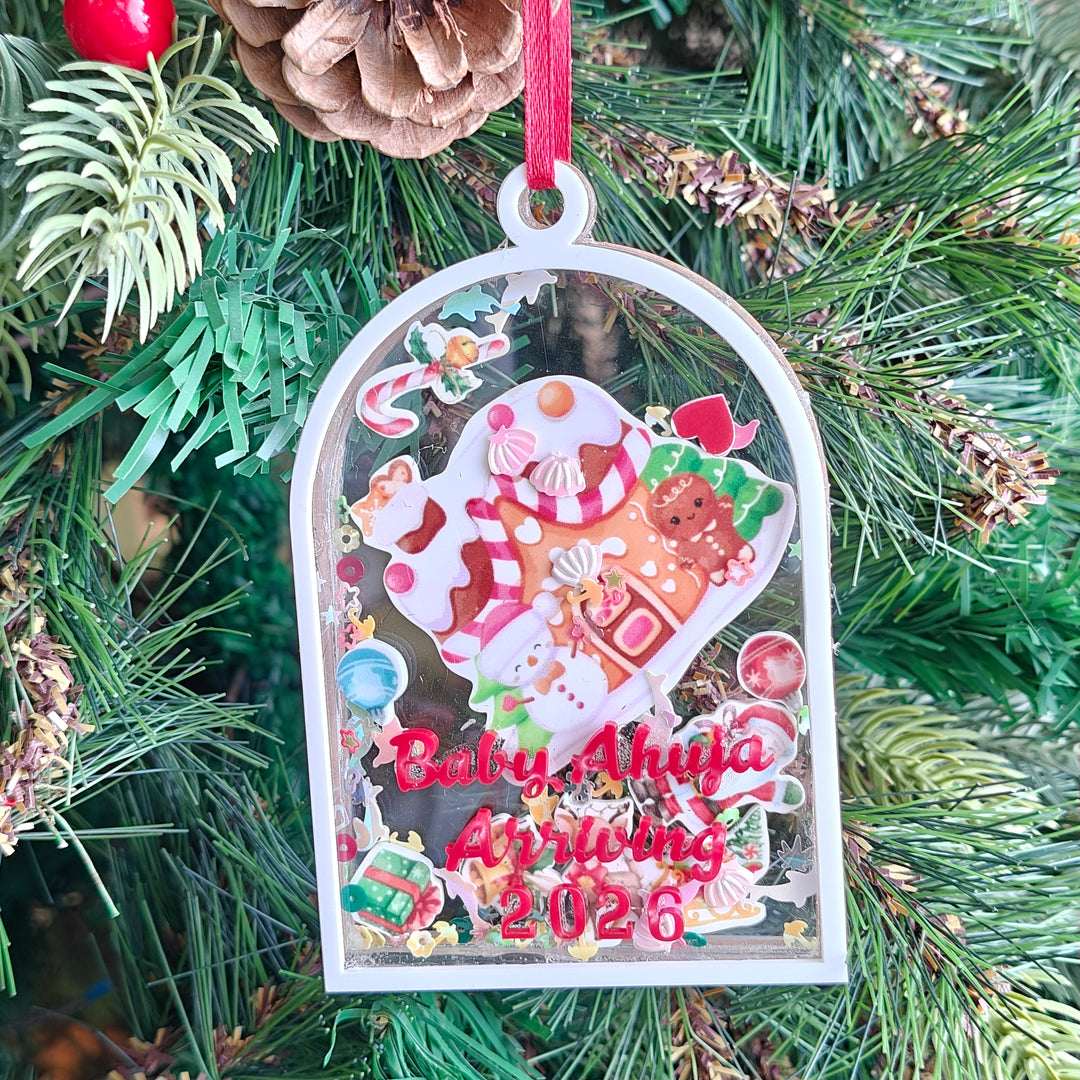 Tiny Blessing Gingerbread Shaker Ornament