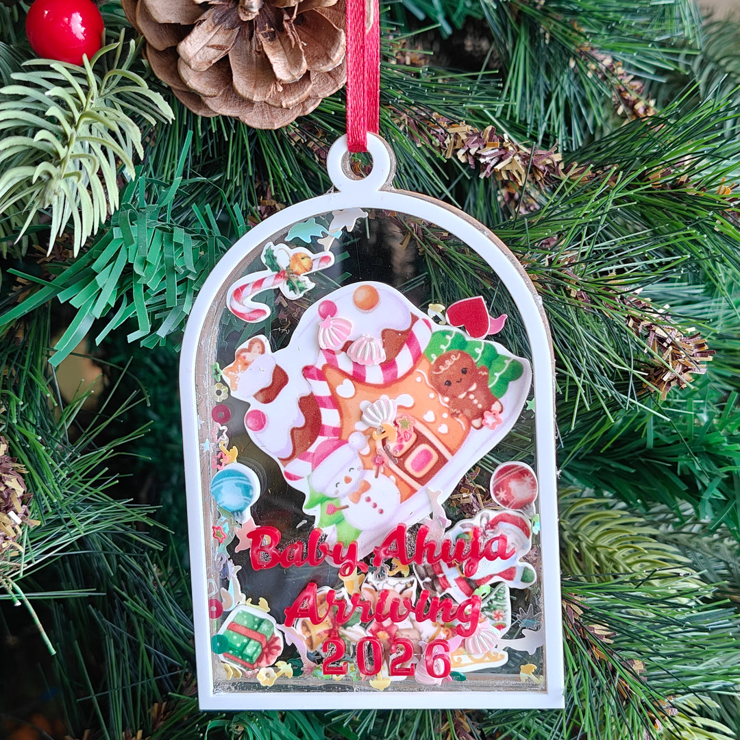 Tiny Blessing Gingerbread Shaker Ornament