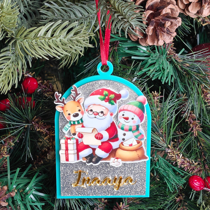 Santa & Friends Christmas Ornament