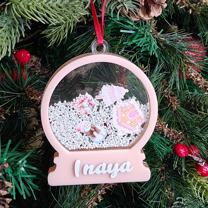 Pastel Winter Shaker Ornament