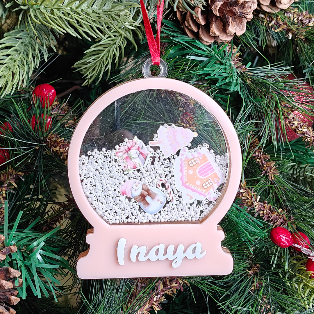 Pastel Winter Shaker Ornament