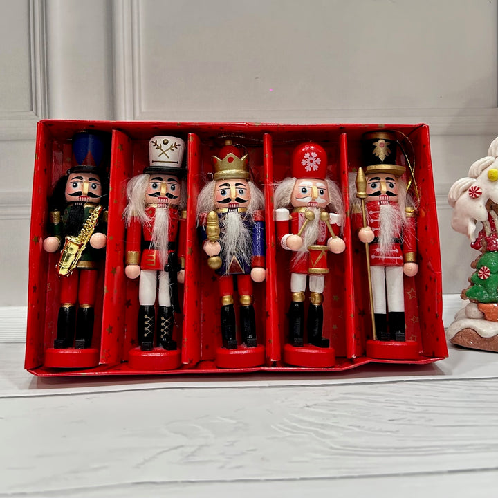 Babble Wrap Nutcracker Dynasty Ornaments (Set of 5)