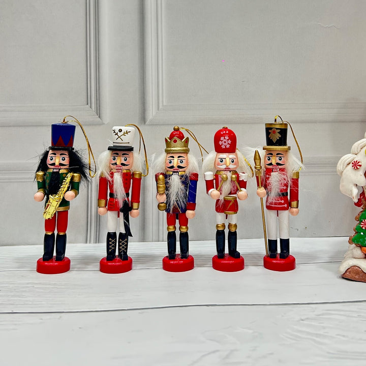 Babble Wrap Nutcracker Dynasty Ornaments (Set of 5)